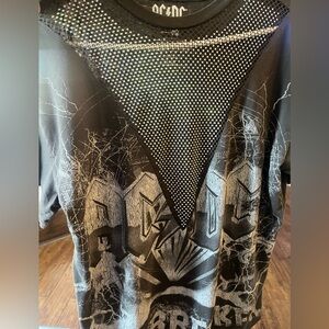 AC/DC Charcoal Graphic Tee